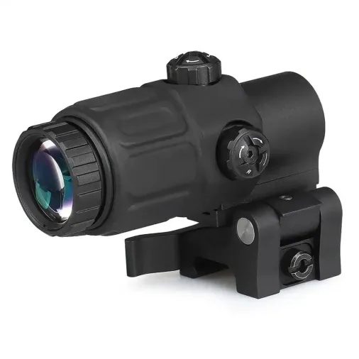 Nikula Magnifier 5x Yakınlaştırmalı Dürbün - 22mm Ray Uyumlu, Katlanır Yaylı Ayaklı