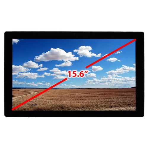 Ninova 15.6 inch NV-1560 Endüstriyel KASA VGA HDMI Dokunmatik Monitör