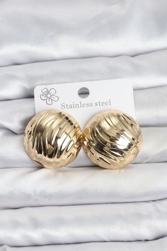 Nm-store BKP11808-BLNC 316L Çelik Gold Renk Vintage Kadın Küpe Çok Renkli