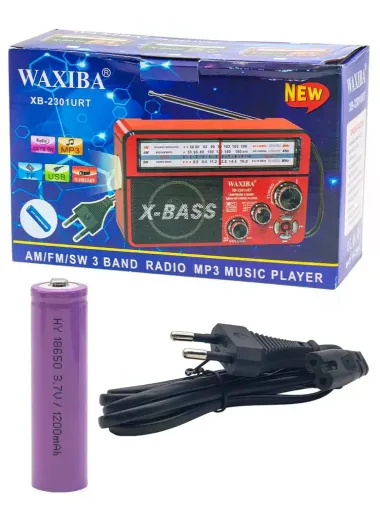 Nostaljik Radyo WAXIBA Nostaljik Radyo Bluetooth Fm Usb XB-2301RT (4745)