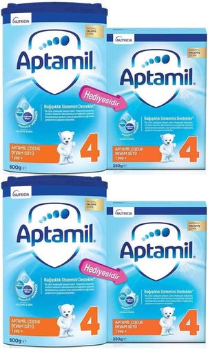Nutrıcıa Aptamil Pronutra 1050GR (800+250GR) Devam Sütü No:4 (1 Yaş ve Üzeri) Avantaj Pk (2 Li Set)