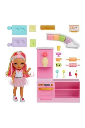 NW NessiWorld casaxmlIRH522058 Rainbow High Littles Kandy’Nin Tatlı Dükkanı Seti