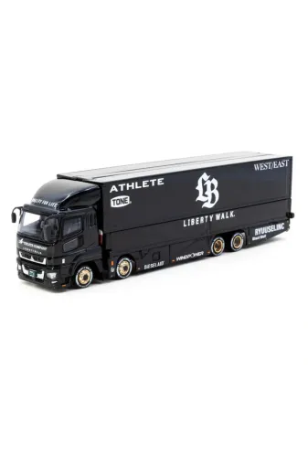 NW NessiWorld casaxmlT64T-TL001-LBB Tarmac Works 1/64 Mitsubishi Fuso Super Great Lb-Trucks Black