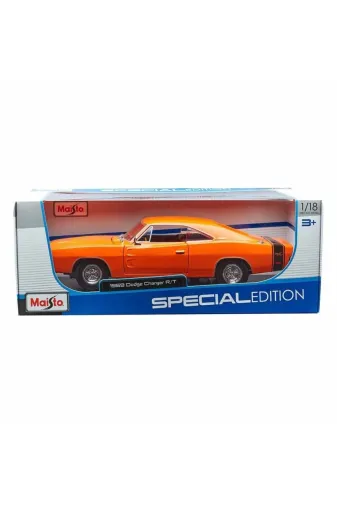 NW NessiWorld pazar7N02.MAIS31387 Nessiworld Mais 31387 1969 Dodge Charger Rt 1: 18 Model Araba -Necotoys/bay Her Telden