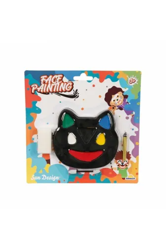 NW NessiWorld PRA-S01.2591 2591 Nessiworld-Rst-Sdn-Yüz Boyasi 1 Kalemli 6 Renkli Kedi Şkl Krtl