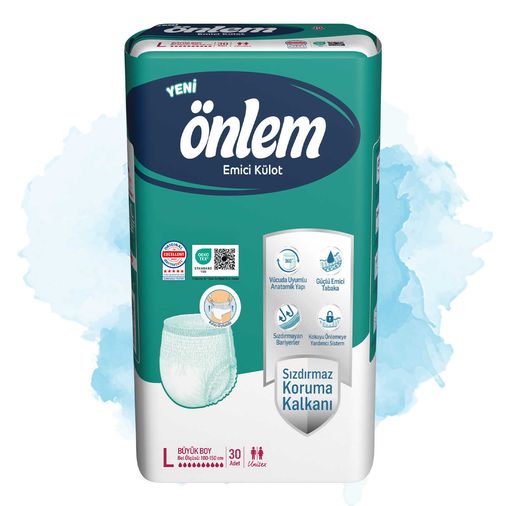 Önlem Emici Külot Yetişkin Bezi L - Large - Büyük (30 Adet)
