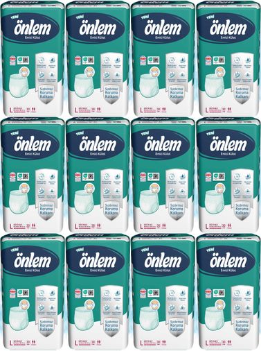 Önlem Emici Külot Yetişkin Bezi L - Large - Büyük 360 Adet (12PK*30)