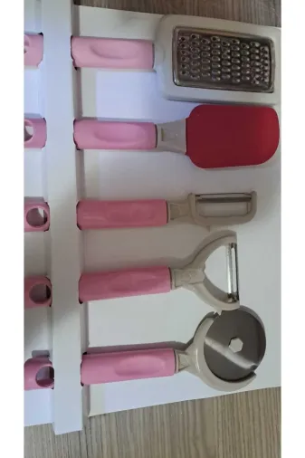Online Kapında Mutfak-0000039 5Li Set Rende,silikon Spatula,jüliyen Soyacak, Meyve Soyacak,pizza Dilimleyici