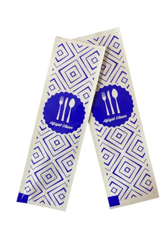otel bukleti afiyetolsunkagitbuklet5 Desenli Afiyet Olsun Yazlı Çatal Bıçak Kaşık Kılıfı-Kağıdı Tek Kullanımlık 8Cm X 24Cm 5000 Adet