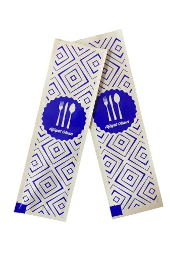 otel bukleti afiyetolsunkagitbuklet7 Desenli Afiyet Olsun Yazlı Çatal Bıçak Kaşık Kılıfı-Kağıdı Tek Kullanımlık 8Cm X 24Cm 10000 Adet
