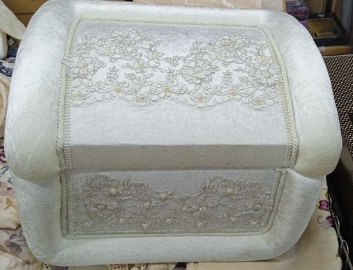 Özel Tasarım 1li Kadife Çeyiz Sandık- 1