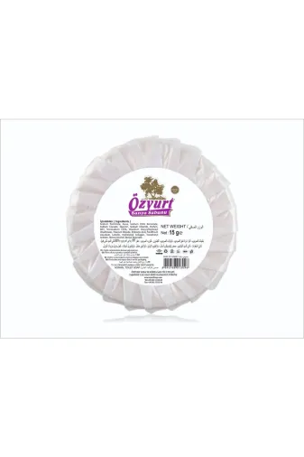 ÖZYURT 4568790000 Yuvarlak Sargılı Kalıp Sabun 15 Gr X 1000 Adet = 1 Koli