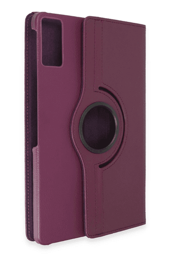 Pad 6 Kılıf 360 Tablet Deri Kılıf - Mürdüm