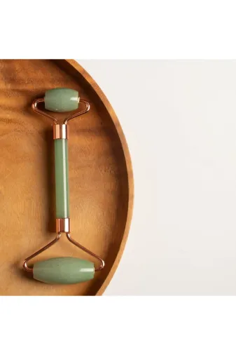Paleo PLMAVFR000803 Aventurin Face Roller Doğal Taş Masaj Aleti