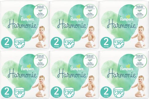 Pampers Harmonie Bebek Bezi Beden:2 (4-8KG) Mini 234 Adet Ekstra Ultra Fırsat Pk