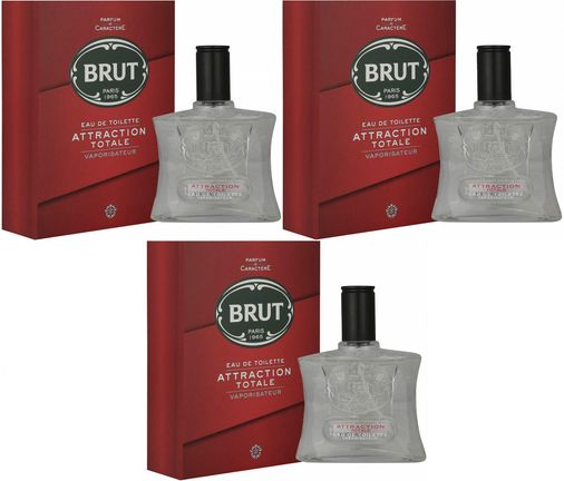 Parfüm Erkek/Men 100ML Attraction Totale Edt (Kırmızı) (3 Lü Set)