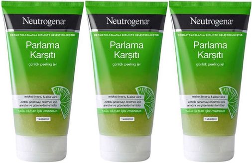 Parlama Karşıtı Yağsız Peeling Jel 150ML (3 Lü Set)