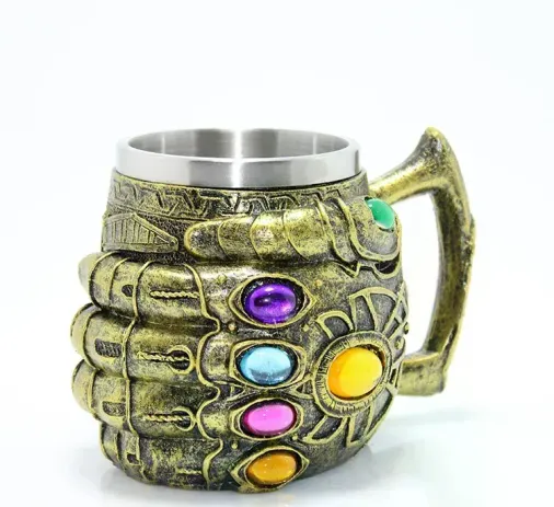 Paslanmaz Çelik Thanos Eli Kupa Bardak Alk1013