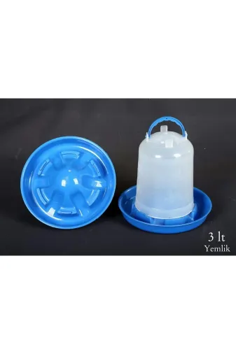 Petshop TYC4CC439E53362400 Petfarm Tavuk Ve Civciv 3 Litre Yemlik Ve Suluk Ikisi Bir Arada Gönderilecektir