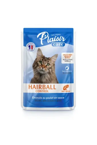 plaisir Kayra.1067 Care 85Gr Pouch Hairball Control - Tüy Yumağı Kontrol 1Adet Yaş Kedi Maması
