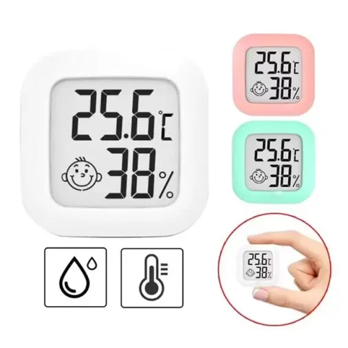 Powermaster Pm-6235 Oda Tipi Mini Ekranlı Sıcaklık Nem Ölçer Termometre