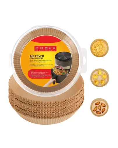 Pratik Tek Kullanımlık Airfryer Kağıdı 100 Parça