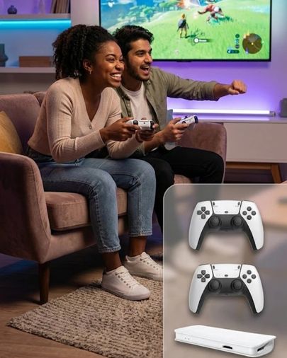 PRATİKOBA 121069796 Mey İthalat M15 Retro Konsol 20.000 Oyunlu, Çift Gamepadli, 4K Hdmı Çok Renkli