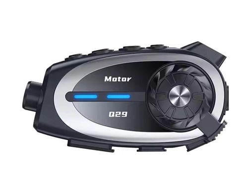 PRATİKOBA 55EM-EM-q29 Q29 Motosiklet Kask Bluetooth Kulaklık Eşleşmeli 1080P Kamera Geniş Açı Su Geçirmez Intercom