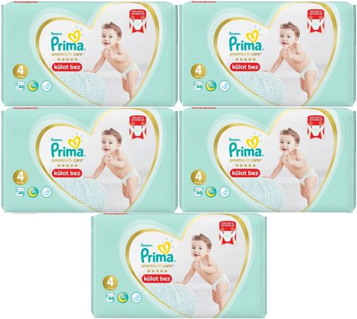 Premium Care Külot Bebek Bezi Beden:4 (9-15Kg) 220 Adet Mega Ekonomik Pk