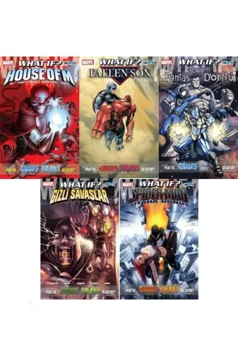 Presstij Kitap URSwtf5li What If? Runaways Bölüm 1-2-3-4-5 Fasikül Takım.
