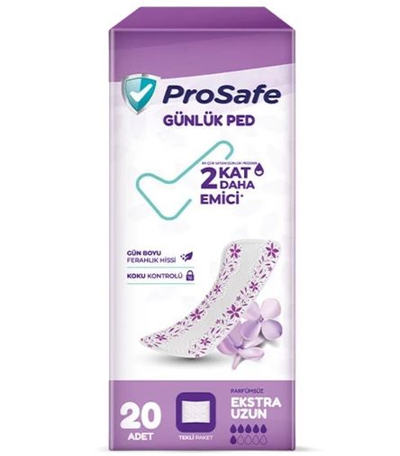 Prosafe Günlük Ped Extra Uzun 20 Adet