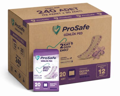 Prosafe Günlük Ped Extra Uzun 240 Adet