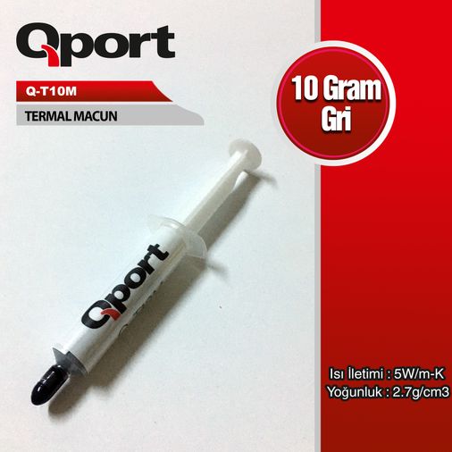 Qport Q-T10M 10 gr 5W/m-K Termal Macun