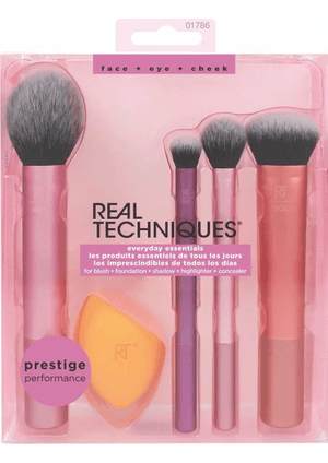REAL TECHNİQUES RT001 Real Techniques Everyday Essentials 5'li Makyaj Fırça Seti + Sünger (01786)