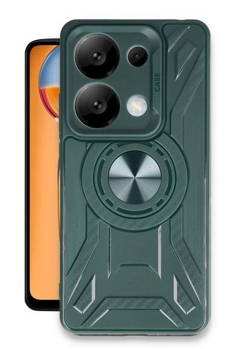 Redmi Note 13 Pro 4G Kılıf Lincoln Silikon - Koyu Yeşil
