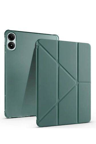 Redmi Pad SE 4G Kılıf Kalemlikli Mars Tablet Kılıfı - Koyu Yeşil
