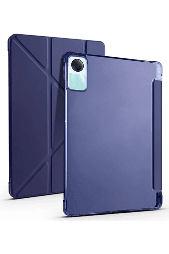 Redmi Pad SE 4G Kılıf Kalemlikli Mars Tablet Kılıfı - Lacivert