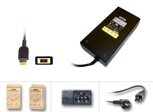 Retro Lenovo 170W Dikdörtgen Pinli (USB Tip) Notebook Adaptör (RNA-IB13)