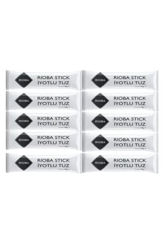 Rioba 8696236428100 Stick İyotlu Sofra Tuzu 1,50 Gram X 100 Adet