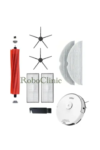 Roboclinic RoborockPro01 Roborock S7 Pro Ultra Robot Süpürge Uyumlu Fırça Filtre Mop Seti-8Parça