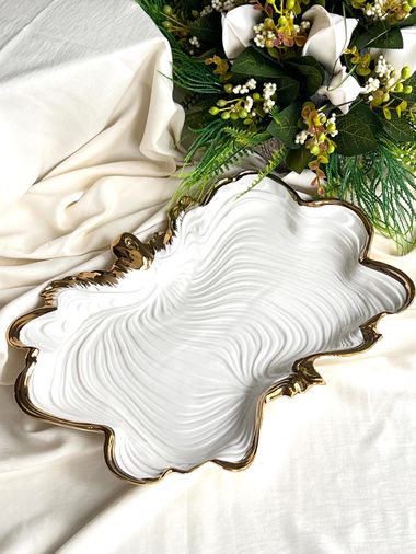 ROSSEV kas54684204 Albero Dikdörtgen Sunum Tabak 39X27Cm