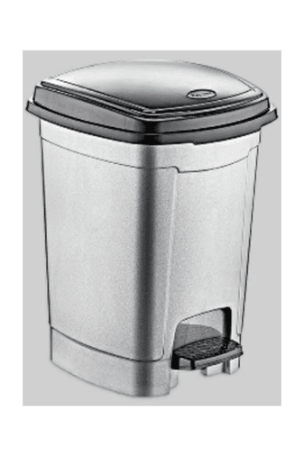 Royaleks Group RT-RYL-H-45256 Pedallı Basmalı Çıkarılabilir Iç Kovalı Çöp Kutusu Kovası / 5 No / 52 Lt. / 57X40X40 Cm. Royaleks-E256