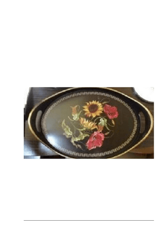 Royaleks Group RT-RYL-H-81158 Oval Hira Desenli Sunum Tepsisi Royaleks-İsr-5723