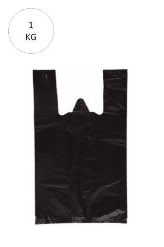Royaleks RT-RYL-HMR10982 Siyah Atlet Poşet Büyük Boy 32X57 Cm Takriben 72 Adet 1 Kg