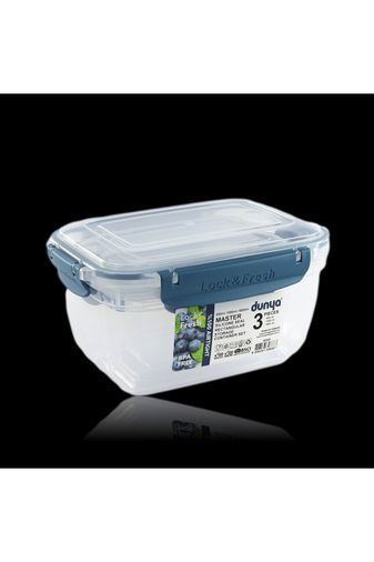 Royaleks RT-RYL-HMR11070 3 Lü Saklama Kabı Seti 550 - 1000 - 1800 Ml Model 30866