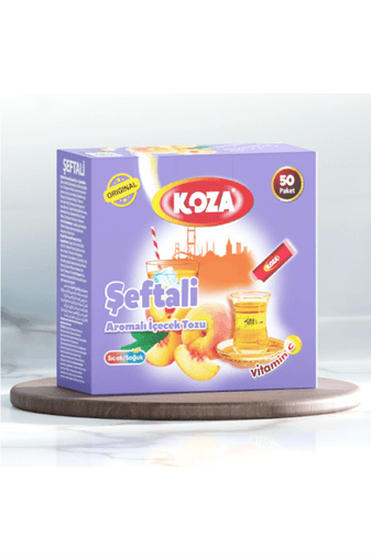Royaleks RT-RYL-HMR14715x Koza Tek İçimlik Şeftali Aromalı Toz İçecek 50'li