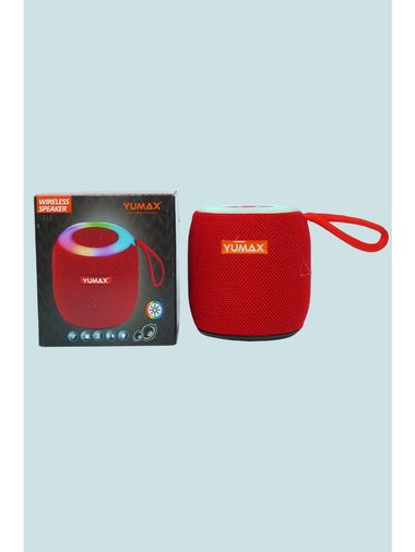s11kırmızı. Taşınabilir Bluetooth Hoparlör – Renkli Led Işıklı, 5W Güç, Sd & Usb Destekli, 5 Renk Seçeneği