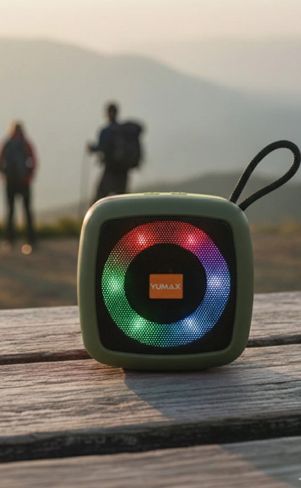 s12yeşil Rgb Işıklı Bluetooth Hoparlör 5W | Ipx4 Suya Dayanıklı | Mini Taşınabilir Kablosuz Speaker Yeşil