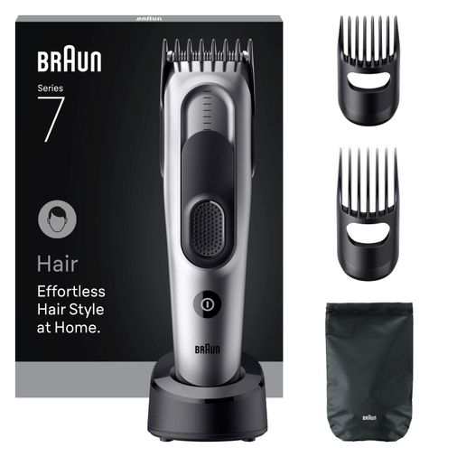 Saç Kesme Makinesi Series 7 +5 Aksesuar Ömür Boyu Keskin Bıçak 17 Uzunluk