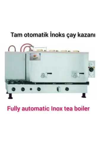 SAFİR ÇAY KAZANLARI 12022025inokslpg4 4 Demlikli Inoks Çay Kazanı Tam Otomatik Elektrikli Ve Tüplü Çay Ocağı Çay Semaveri